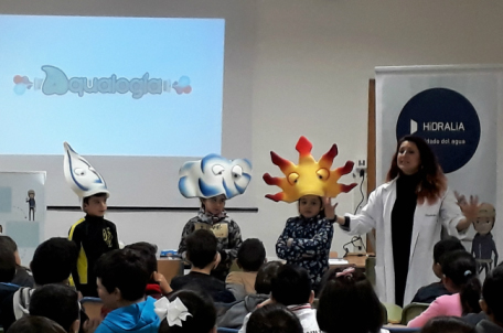 Schoolchildren in Manilva, the Aqualogía programm