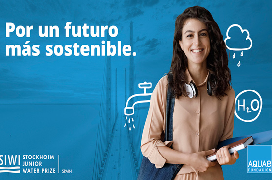 Poster of the contest considered the youth Nobel Prize in water.