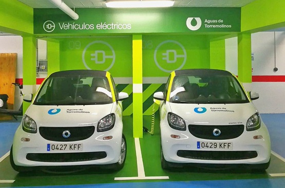 Aguas de Torremolinos' electric car fleet