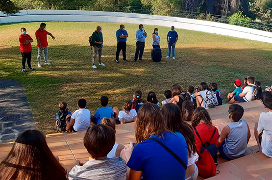 Visit of Fulgencio Díaz, manager of Hidralia in Marbella, to the Talent20 Campus.