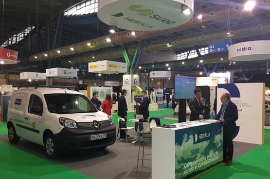 Stand of Hidralia at the Greencities fair.