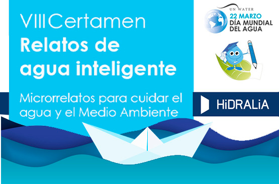 Cartel del VIII Certamen de Relatos de Agua Inteligente