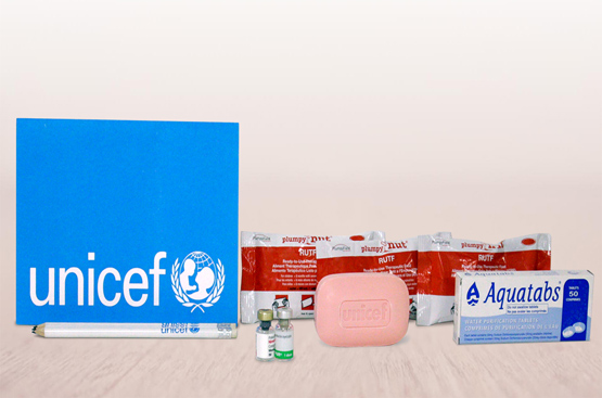 The kits contain from vaccines to pills to purify up to 810 liters of water